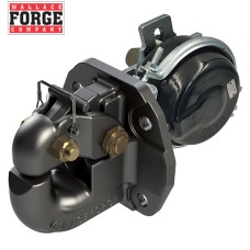50t Offset Rigid Pintle Hook (R50A) with Air Chamber, 4 Bolt Pattern, ADR Approved - Wallace Forge